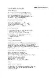 English worksheet: IRONIC by Alanis Morrissette