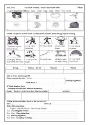 English Worksheet: Whats the weather like?