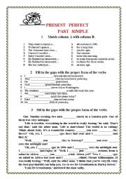 English Worksheet: Grammar test