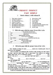 English Worksheet: Grammar test