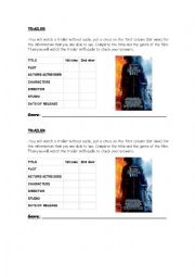 English worksheet: The Last Airbender Trailer