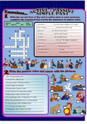 Passive & Active Voice in Simple past #2