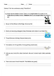 English Worksheet: Using