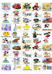 English Worksheet: Stickers for the little ones