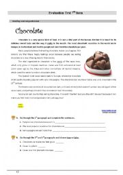 English Worksheet: Food