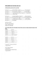 English Worksheet: Aint got no life