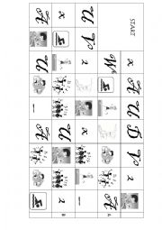 English worksheet: maze game