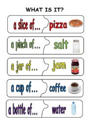 English Worksheet: quantifiers puzzle pieces2