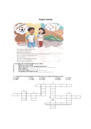 English worksheet:  Text and exercices about Simple Present  