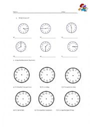 worksheet revisions - Time