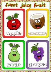 Fruit flashcards (2)