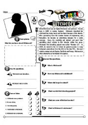 English Worksheet: RC Series Famous People Edition_25 Alfred Hitchcock (Fully Editable+Key) 