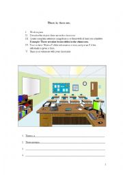 English Worksheet: In the Classroom