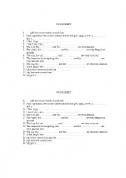 English Worksheet: Animals worksheet