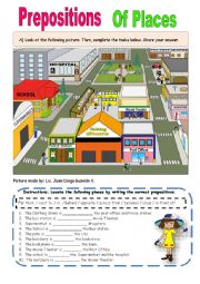 Preposition of Places 