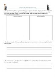 English Worksheet: Ratatouille Movie Sheet