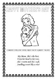 English Worksheet: Happy Mothers Day
