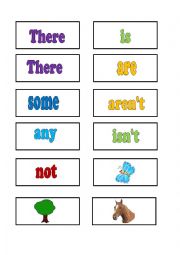 English Worksheet: there to be