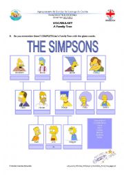 English Worksheet: Family Tree