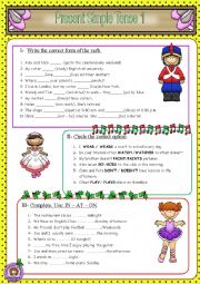 English Worksheet: Present Simple 1