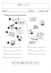 English Worksheet: Many new words
