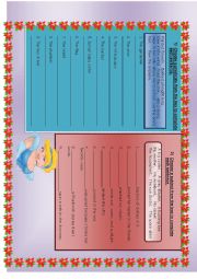 English worksheet: Subject and predicate