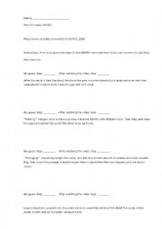 English Worksheet: How its made: M&Ms