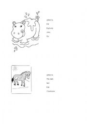 English worksheet: Animals