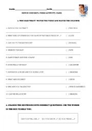 English Worksheet: CLICK