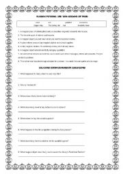 English Worksheet: Harry Potter vocabulary and comprehension - Philosophers Stone