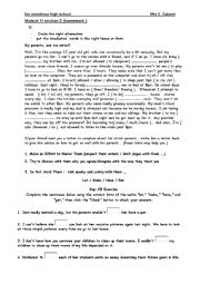 English Worksheet: mixed language tasks forb 3rd level 