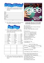 English Worksheet: Past Simple class: A Picture activity, a bingo and a song... all together!