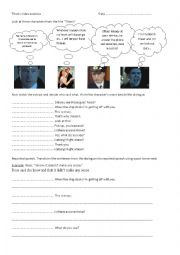 English Worksheet: Titanic video exercise