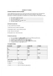 English Worksheet: 7th grade