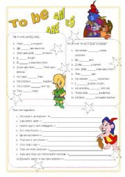 English Worksheet: to be