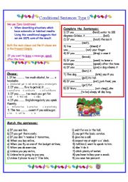 English Worksheet: Conditionals Type 0 