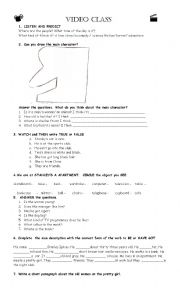 English worksheet: THE MASK