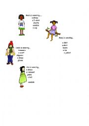 English worksheet: clothes