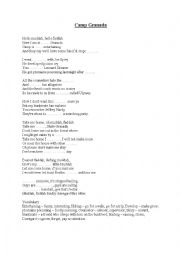 English Worksheet: Camp Grenada