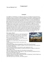 English Worksheet: Young experts.