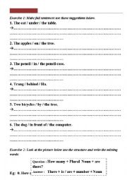 English worksheet: How many