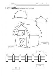 English Worksheet: Farm animals