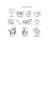English Worksheet: In the classroom