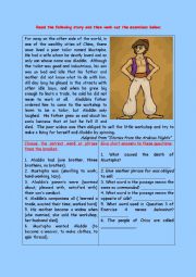 Reading Comprehension: Aladdin