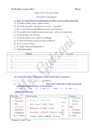 English Worksheet: Project work 3  for Arts students