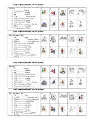 English Worksheet: like - dont like