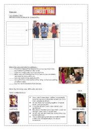 English worksheet: The longest yard