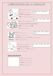 English Worksheet: PETS 