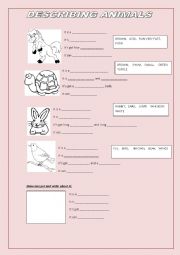 English worksheet: PETS 