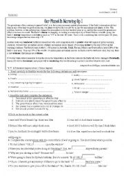 English Worksheet: Unit 5 new headway intermediate 4th edition